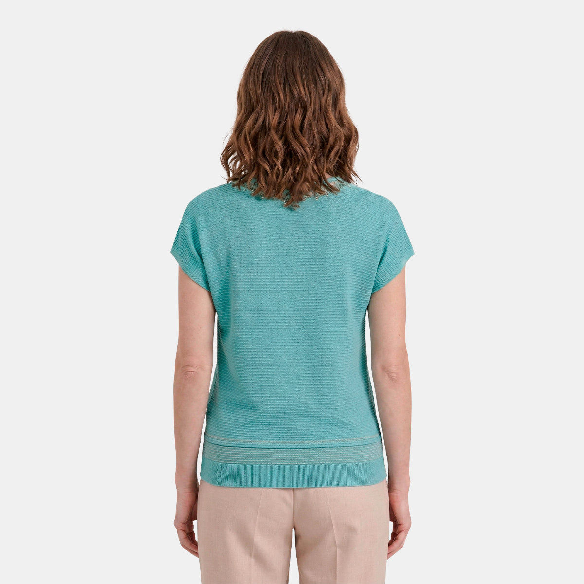 V68101 - Blusa de punto con detale Catalina