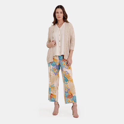 V68281 - Cardigan ligero con manga 3/4 Catalina