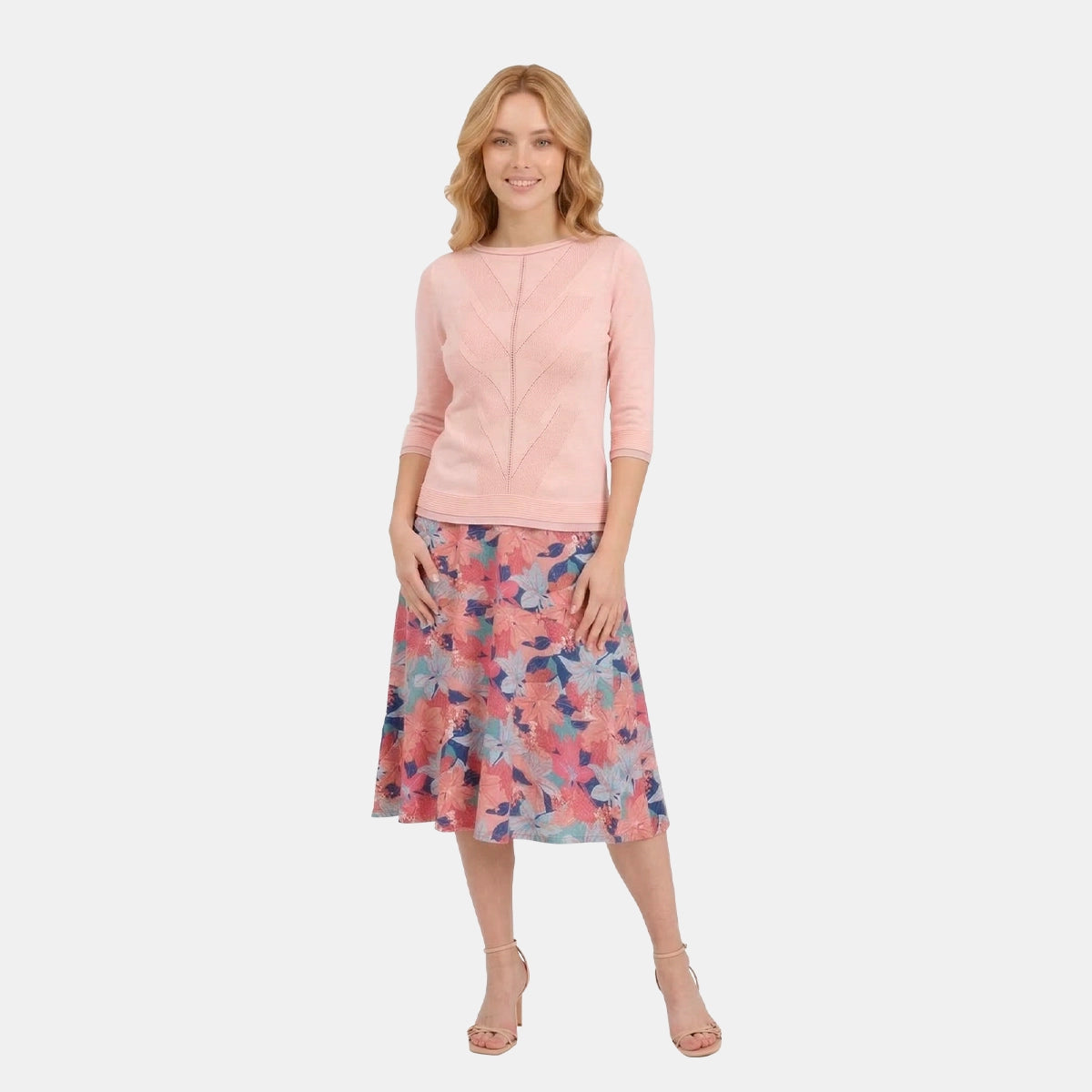 V68301 - Blusa de punto con escote redondo Letizia
