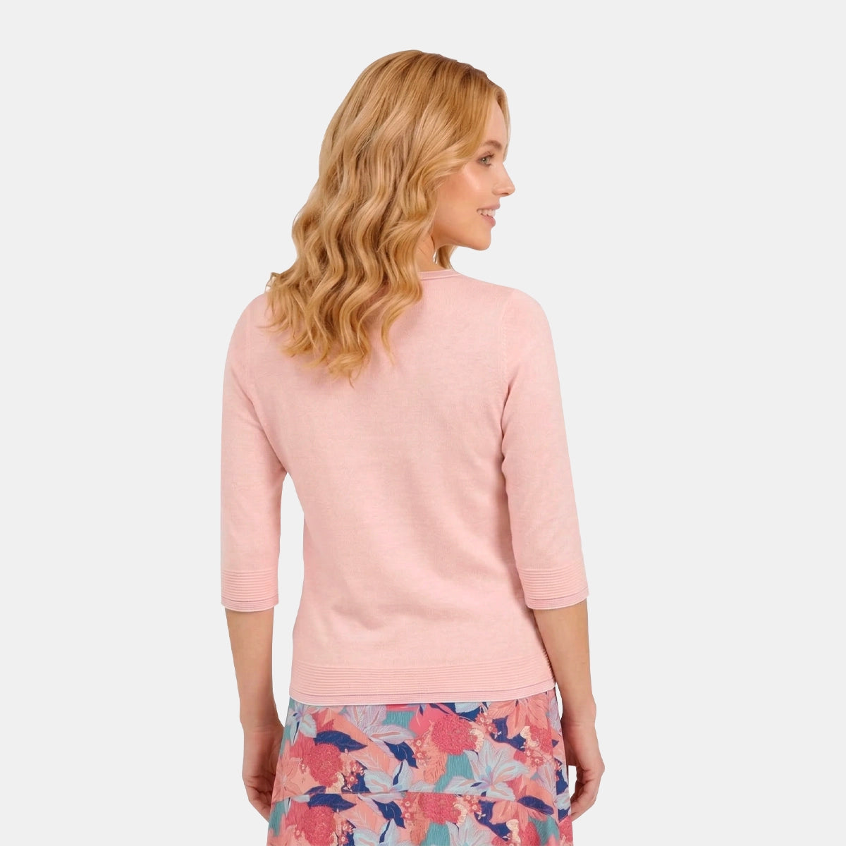 V68301 - Blusa de punto con escote redondo Letizia