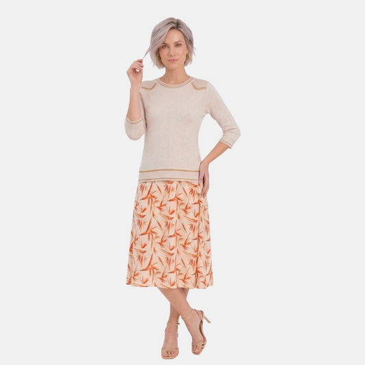 V68401 - Blusa tejida con detalle en puntada Keisha