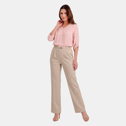 V68542 - Pantalón con herraje Maeli