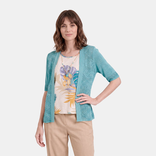 V68591 - Twin Fix con top estmpado tropical Catalina