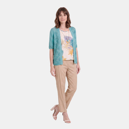 V68591 - Twin Fix con top estmpado tropical Catalina