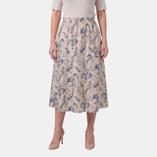 V68622 - Falda estampada Meredith