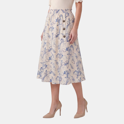 V68622 - Falda estampada Meredith