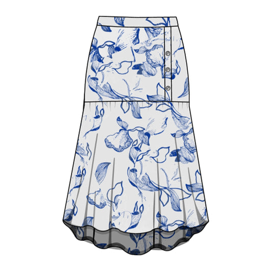 Falda estampada Meredith