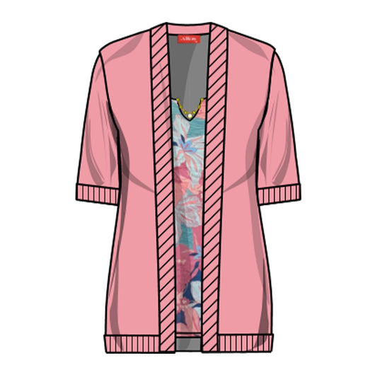 Twin Fix ensamble puntada con top estmpado Letizia