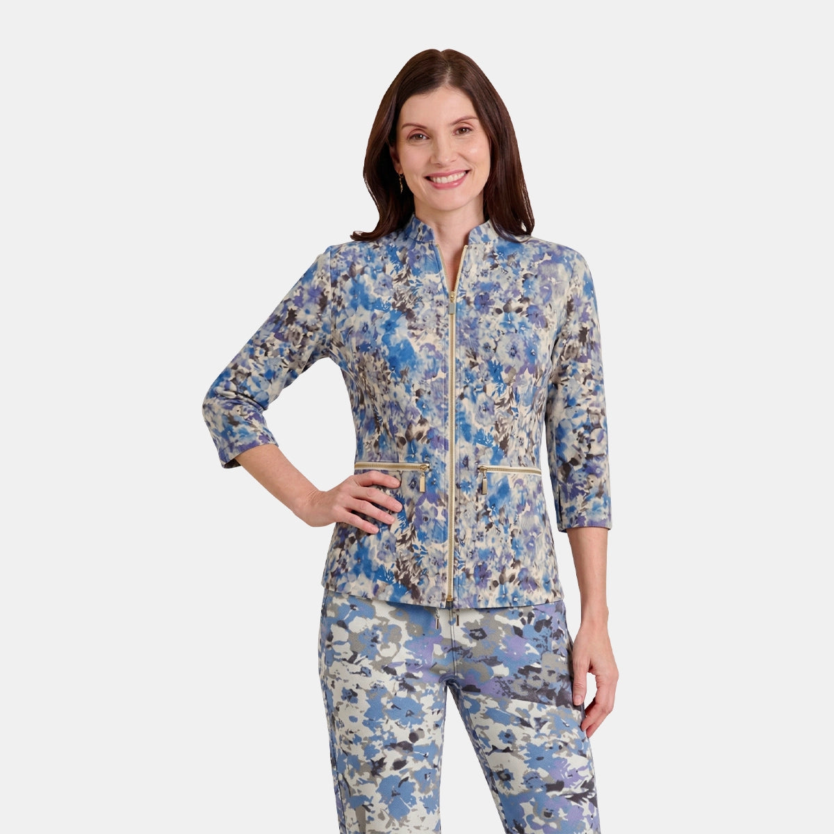 V68752 - Saco estamapdo con bolsas Meredith
