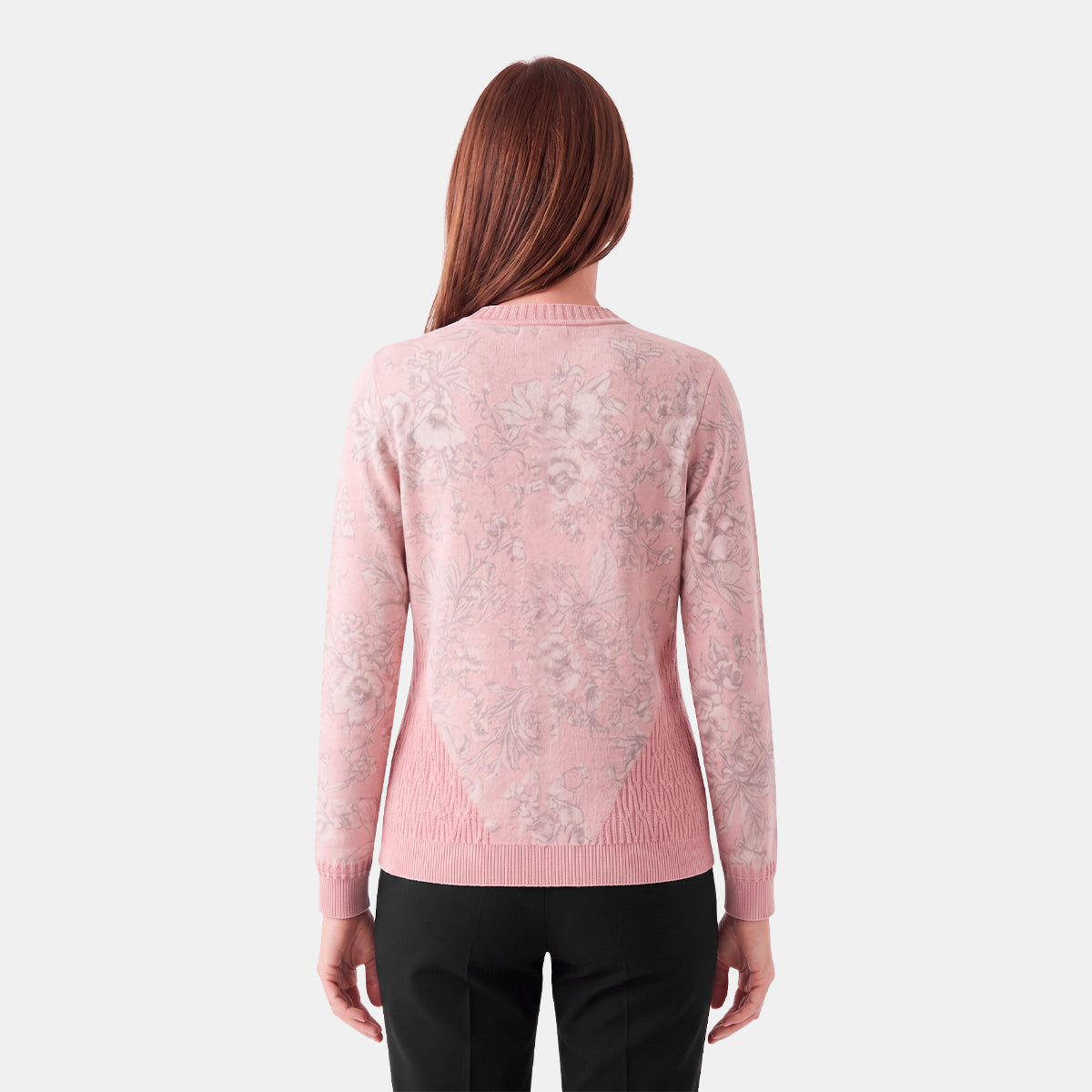 V68981 - Cárdigan estampado con tenza en costado Complementos
