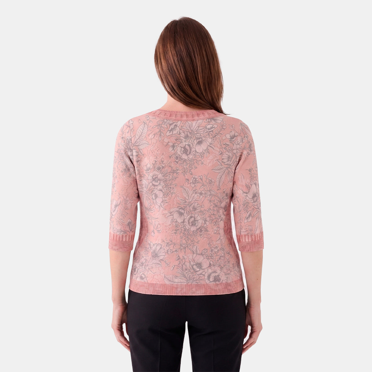 V69001 - Blusa estampada con tenza en costado Complenetos