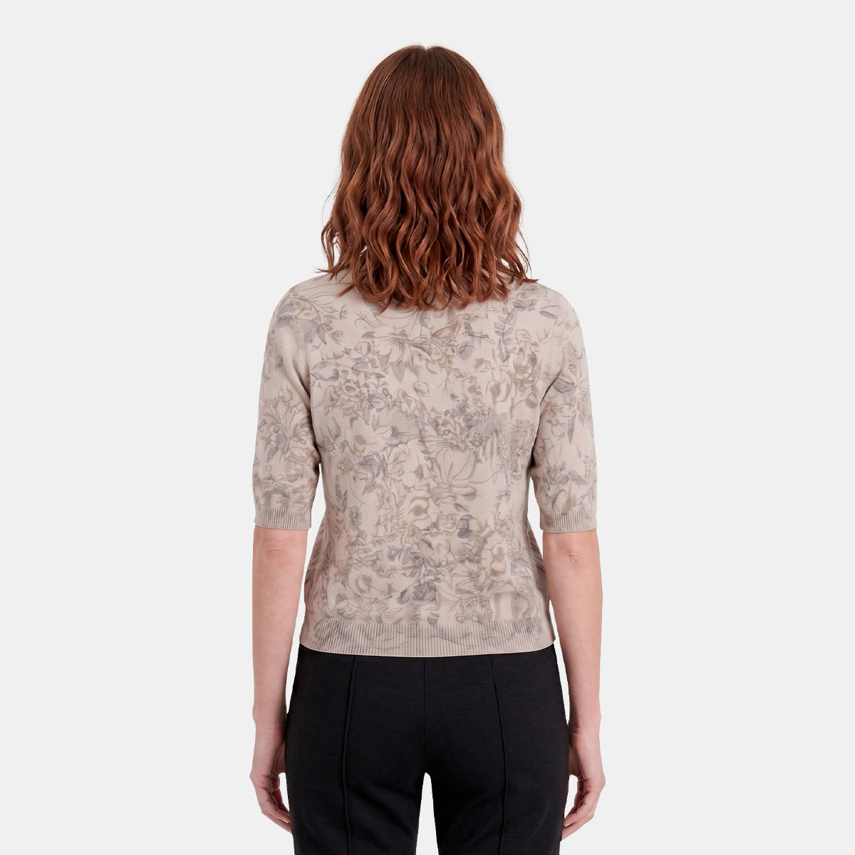 Blusa estampada cuello redondo Complemetos