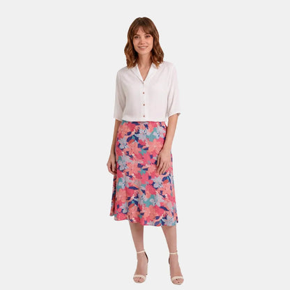V69322 - Falda corte escarola Letizia