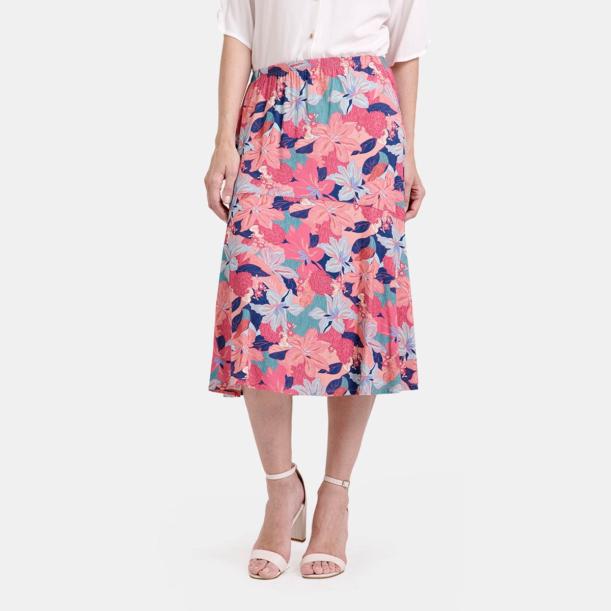 V69322 - Falda corte escarola Letizia