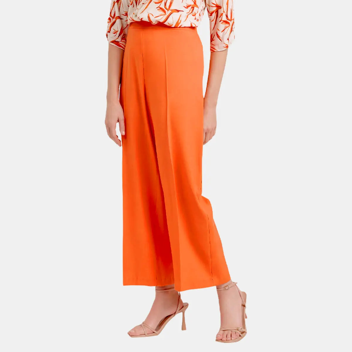 V69342 - Pantalón recto naranja Keisha