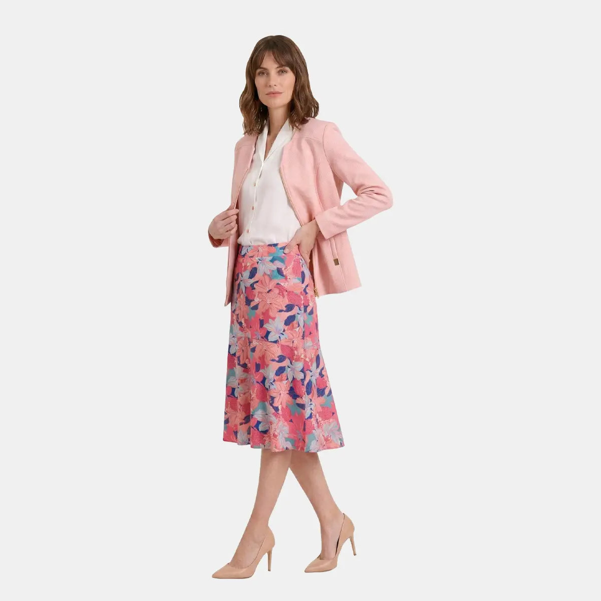 V69752 - Saco acolchado con cierre Letizia