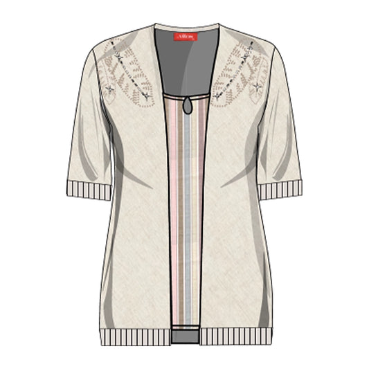 Twin Fix con top rayado Maria