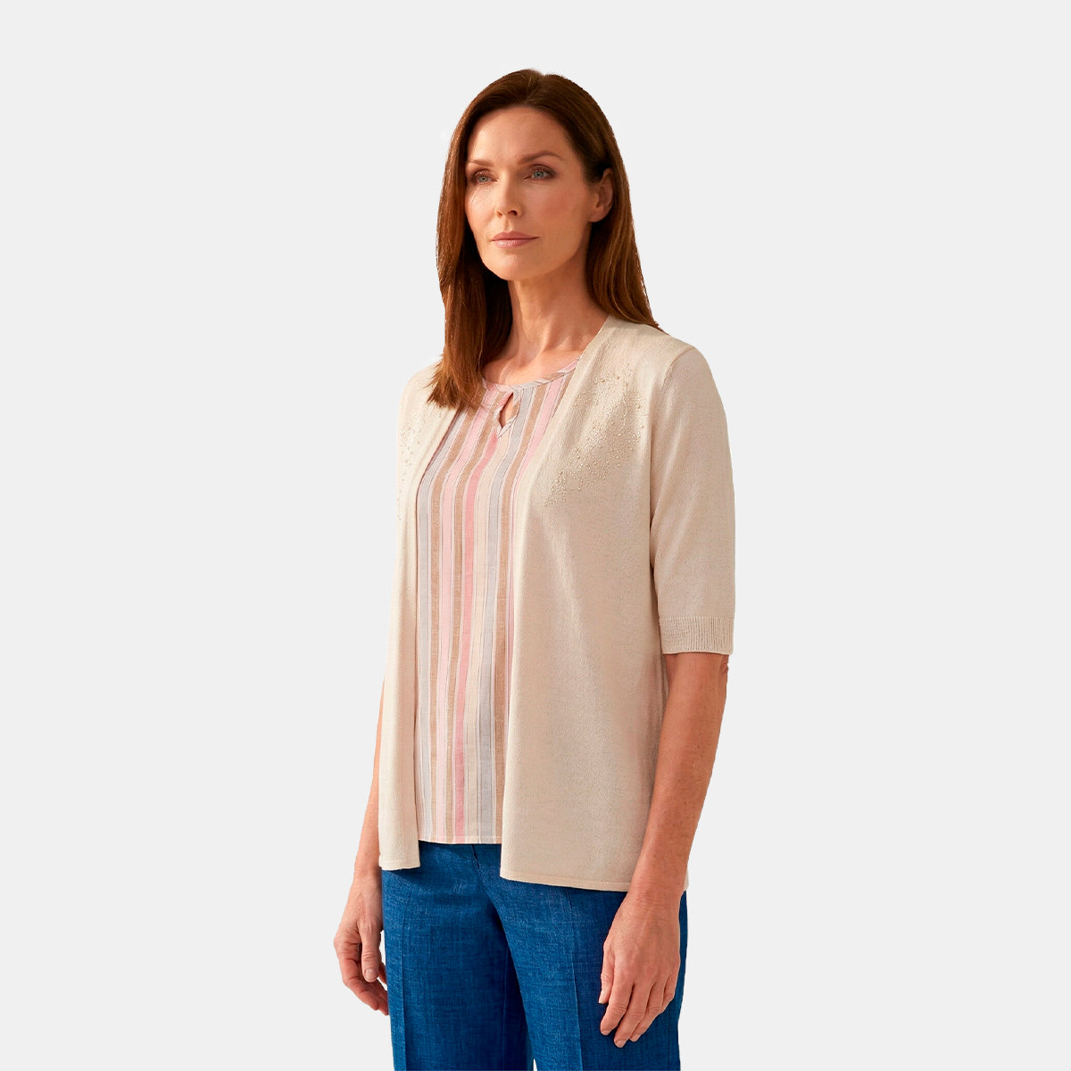 V69791 - Twin Fix con top rayado Maria