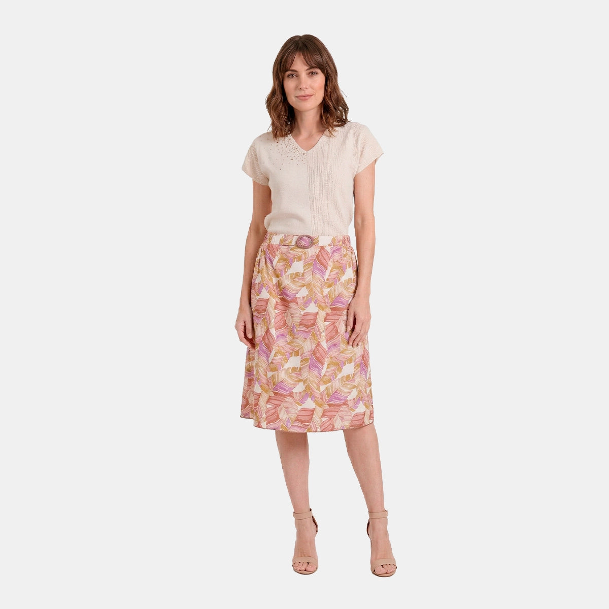V69822 - Falda estampada Antonieta
