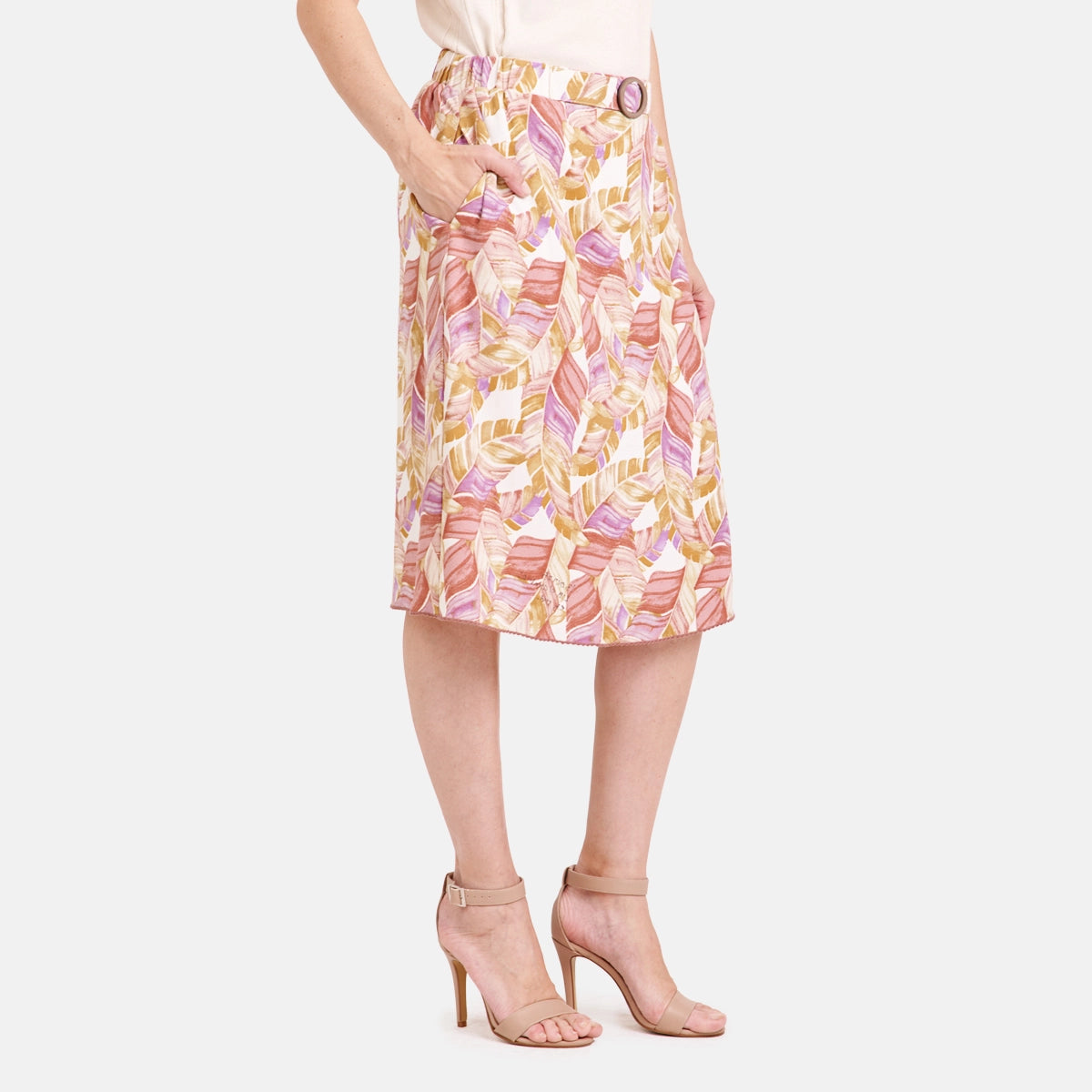 V69822 - Falda estampada Antonieta