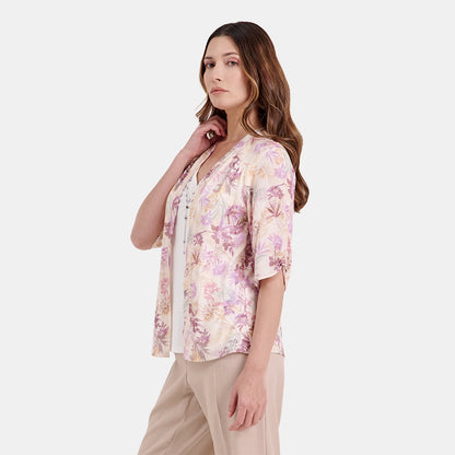 V69892 - Twin Fix estampado con collar Candace