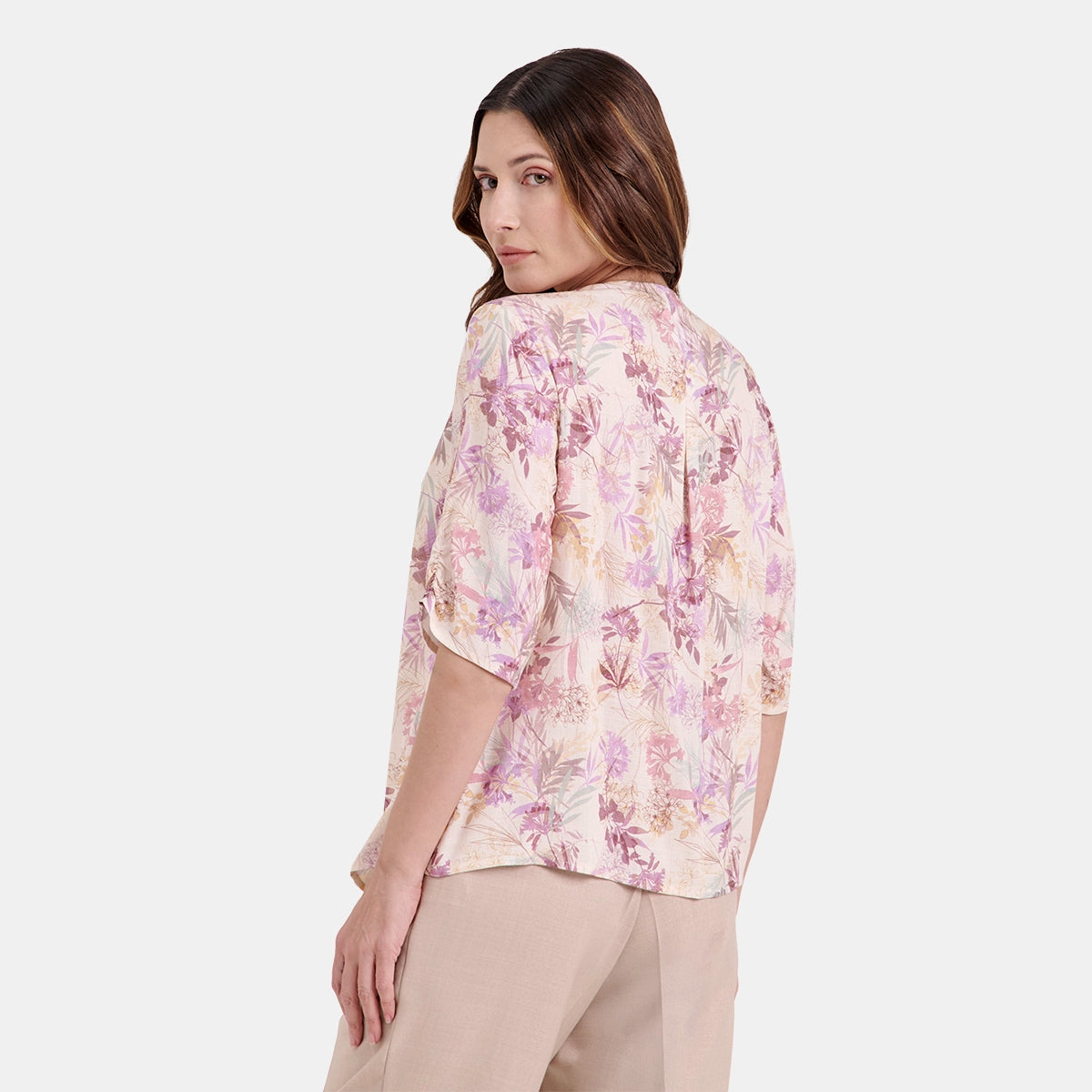V69892 - Twin Fix estampado con collar Candace