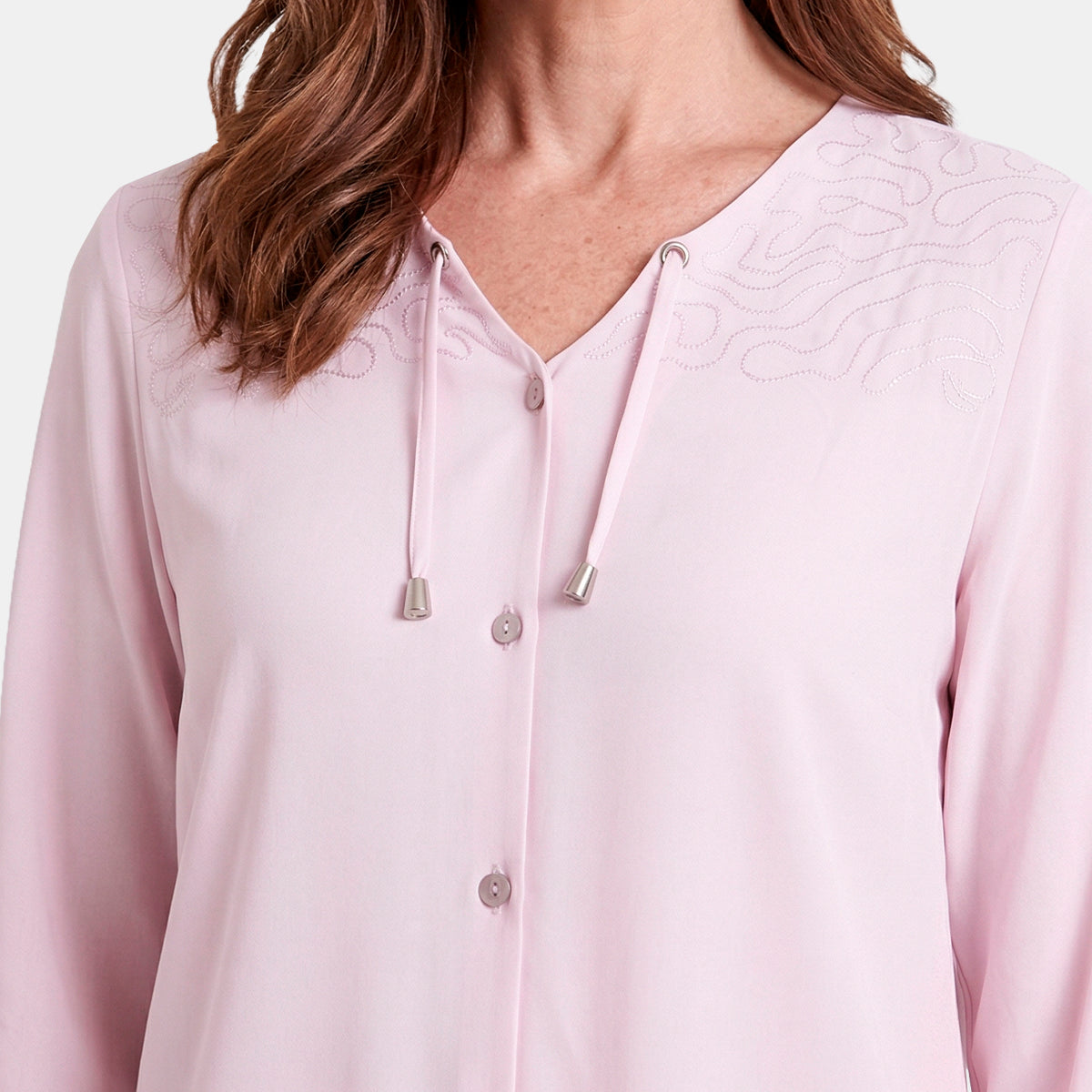 V69902 - Blusa tejida con detalles en hombros Candace