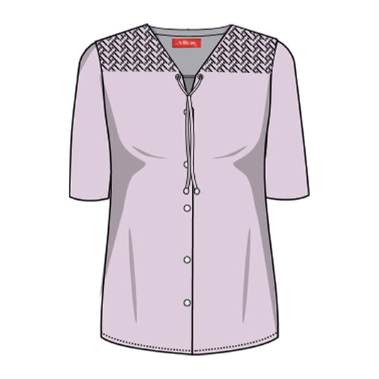 Blusa tejida con detalles en hombros Candace