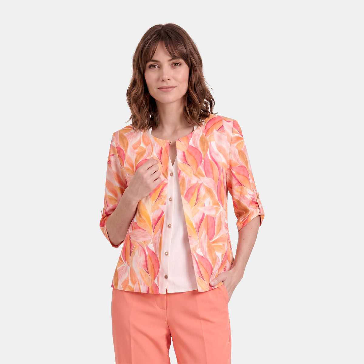 V69952 - Blazer estampado floral Helena