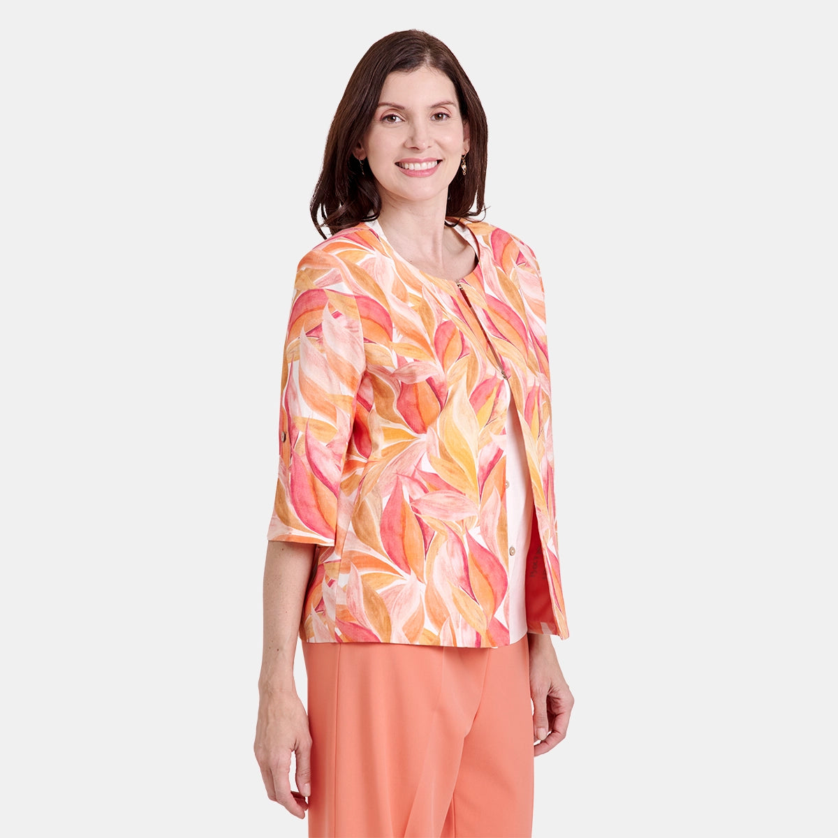 V69952 - Blazer estampado floral Helena