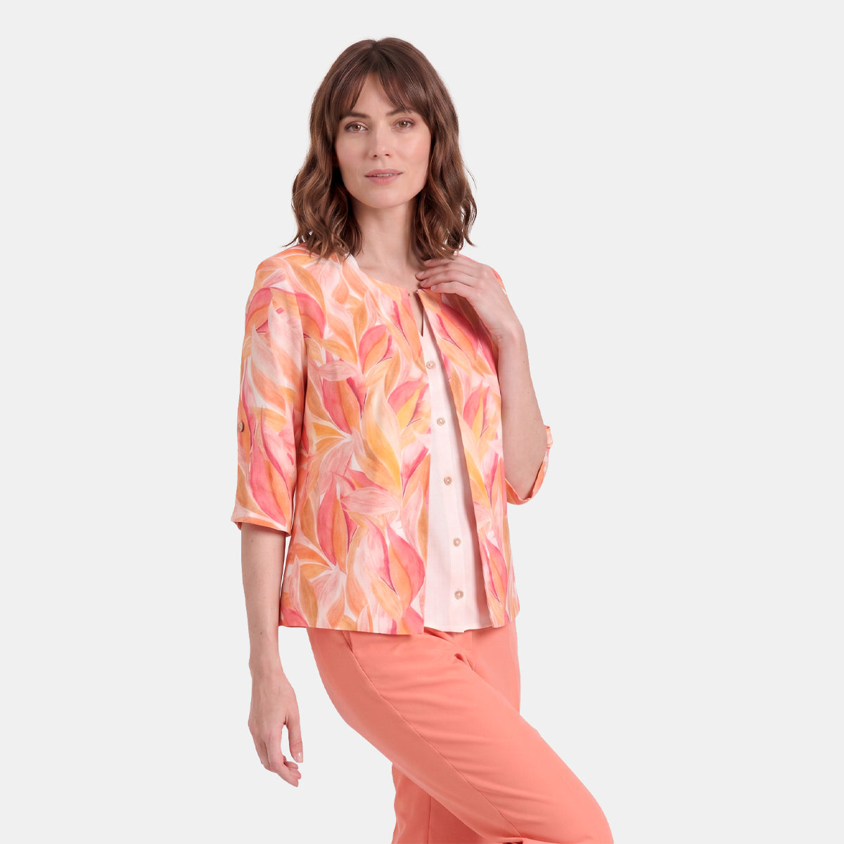 V69952 - Blazer estampado floral Helena