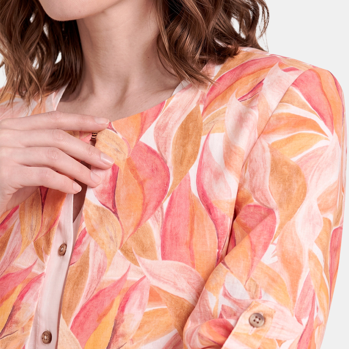V69952 - Blazer estampado floral Helena