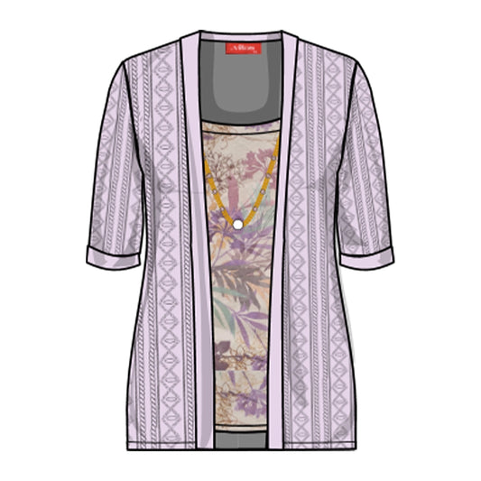 Twin Fix top estampado Candace