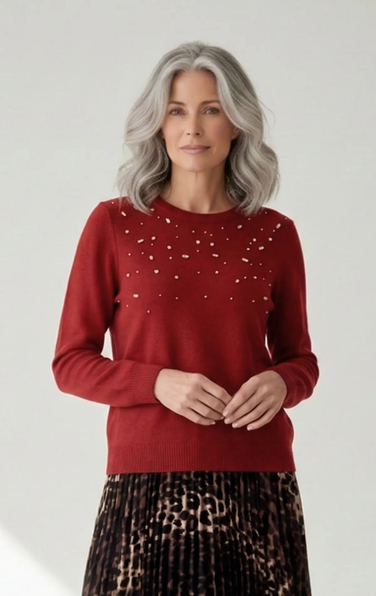 VI76301 - Blusa cuello frances  Ailine