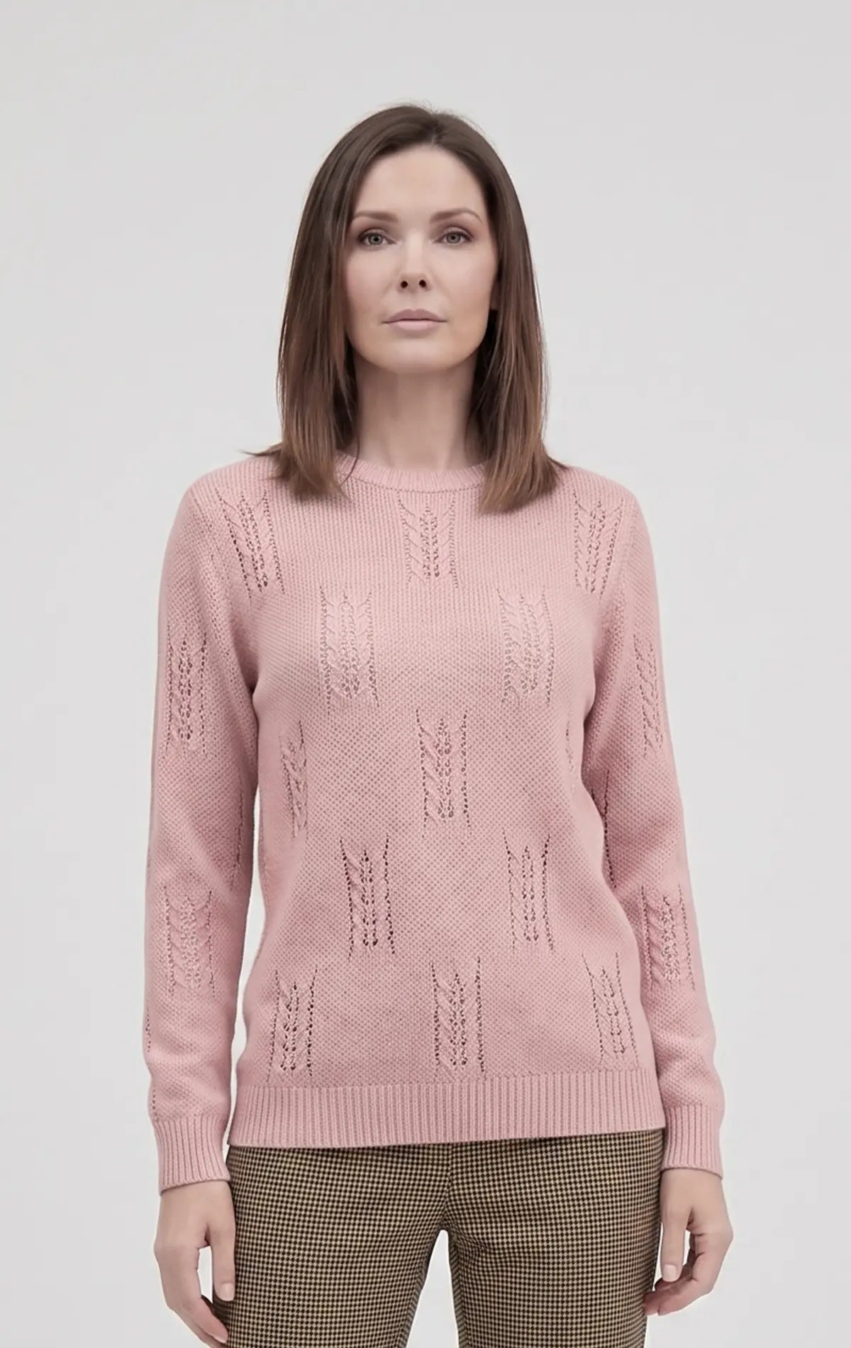VI78401 - Cardigan mga larga c/ contraste Eilis