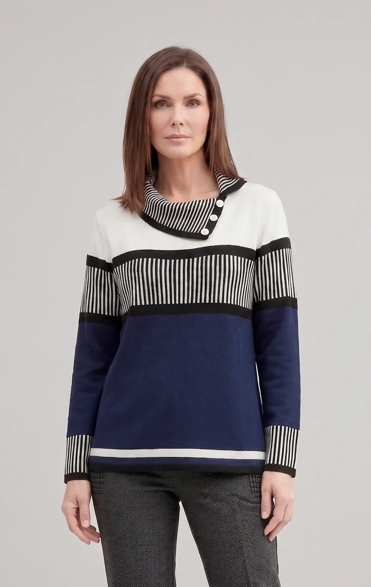 VI78411 - Blusa cuello alto Lugh