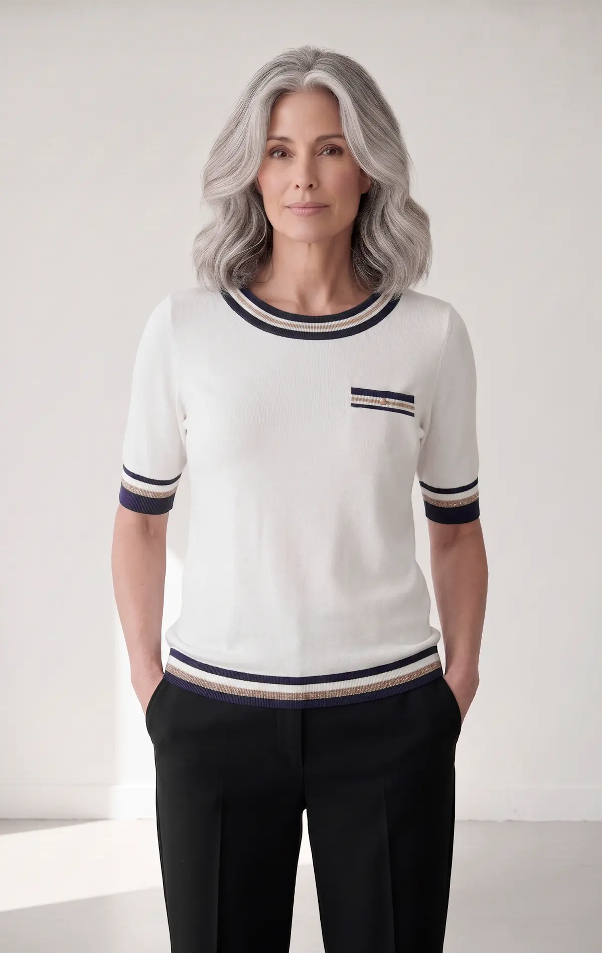 VI79301 - Blusa rayas Gaelico