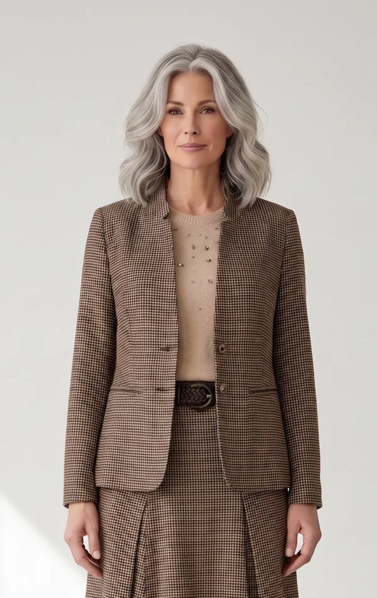 VI79552 - Capa jacquard c/cruce  Aideen