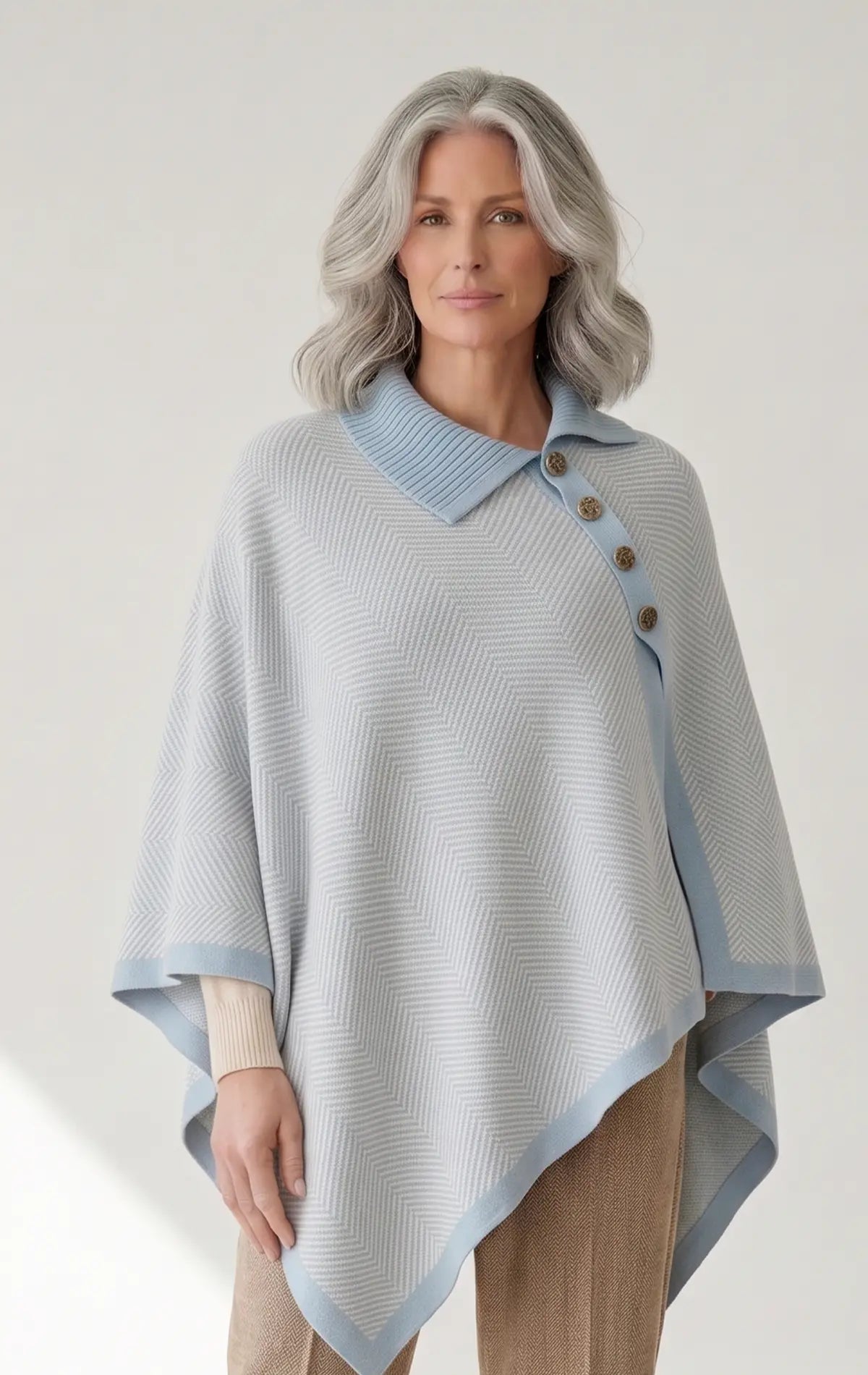 VI79871 - Capa jacquard con cruce  Aideen