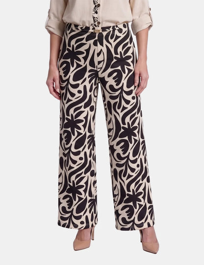 Pantalón con estampado de flores Celyn