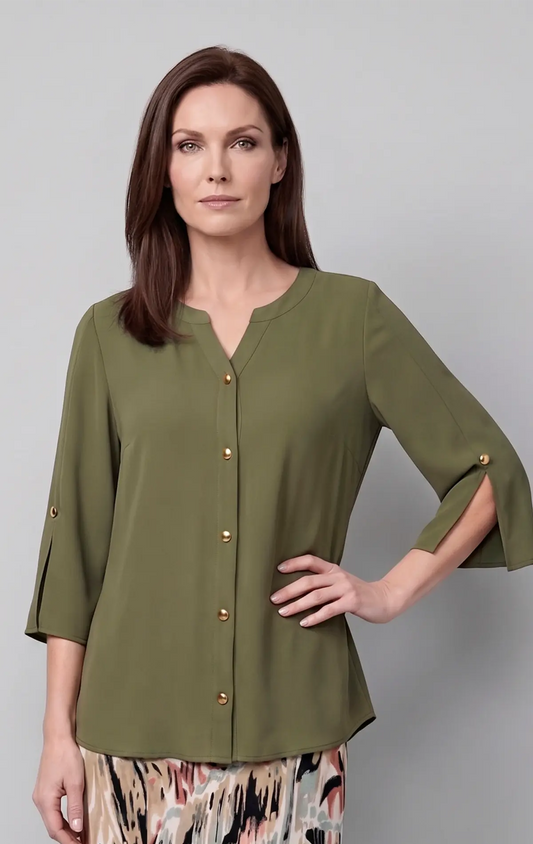 VL78802 - Blusa abta mga corta Marenna