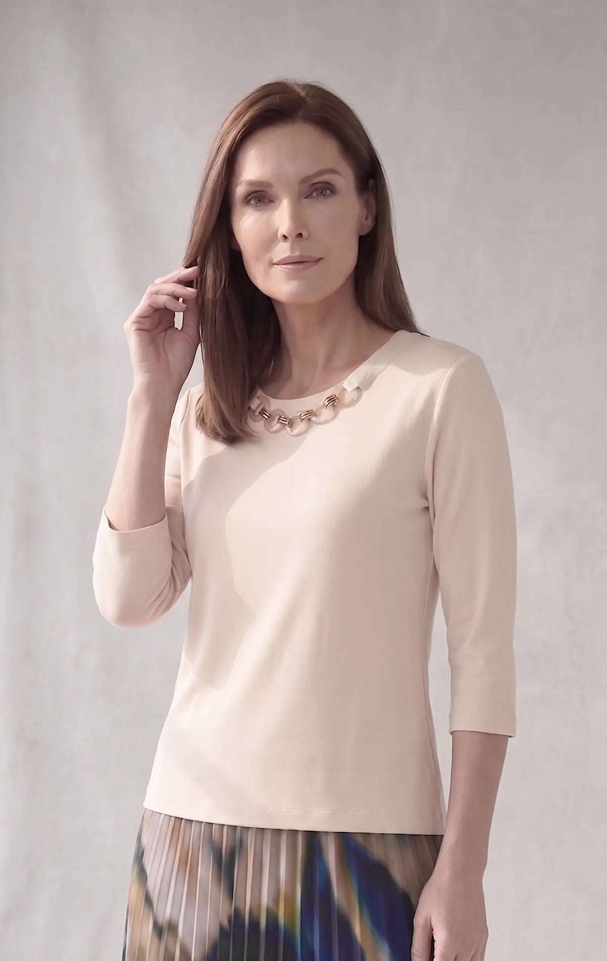 VL79902 - Blusa mga corta Idris